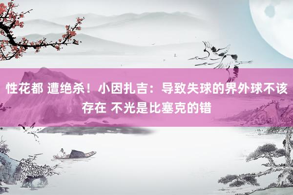 性花都 遭绝杀！小因扎吉：导致失球的界外球不该存在 不光是比塞克的错